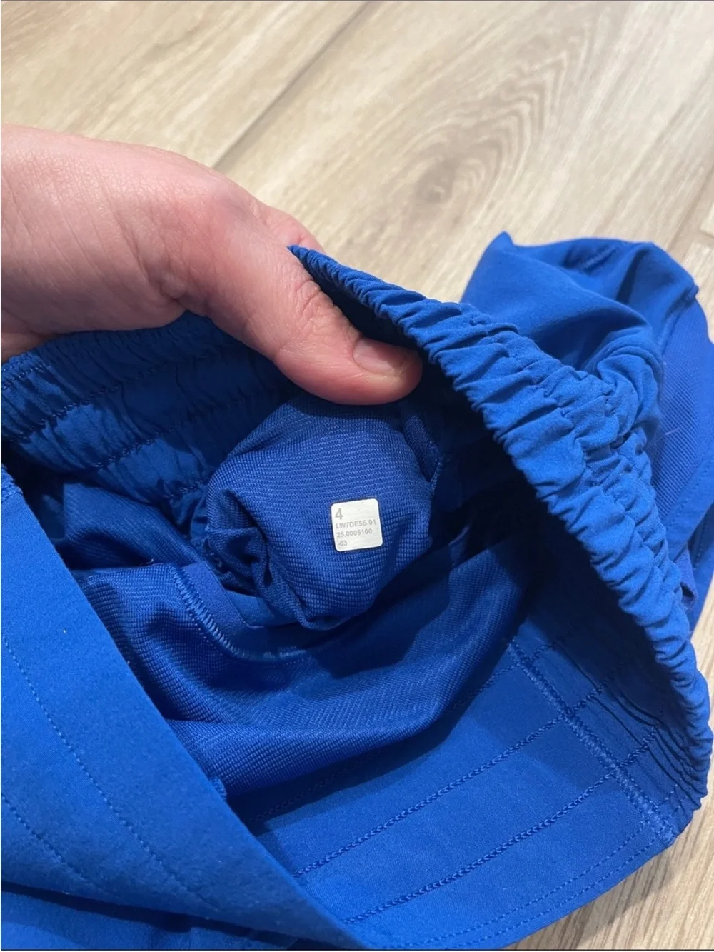 Lululemon Hotty Hot High Rise Lined Shorts Galactic Cobalt 2.5